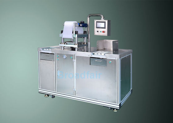 Semi auto Powder Press For Cosmetics Filling Machine Eye Shadow , Blush