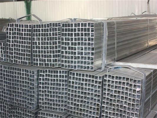ST52 Square Steel Pipes  Small Diameter SHS ERW For Glass Curtain Wall
