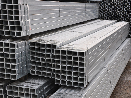 Carbon Welded Steel Rectangular Steel Pipe Hot Rolled For Door Window Decoration
